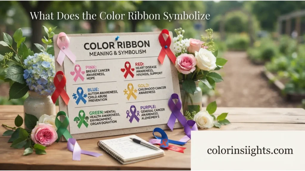 What Does the Color Ribbon Symbolize