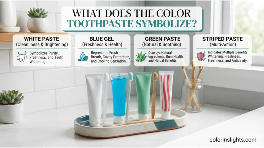 What Does the Color Toothpaste Symbolize