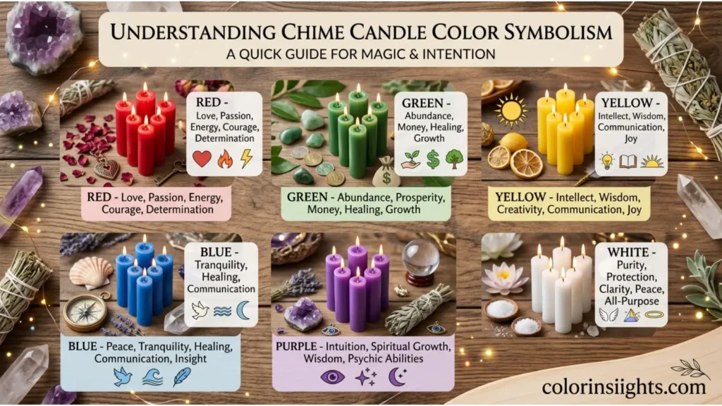 What Do Chime Candle Colors Symbolize