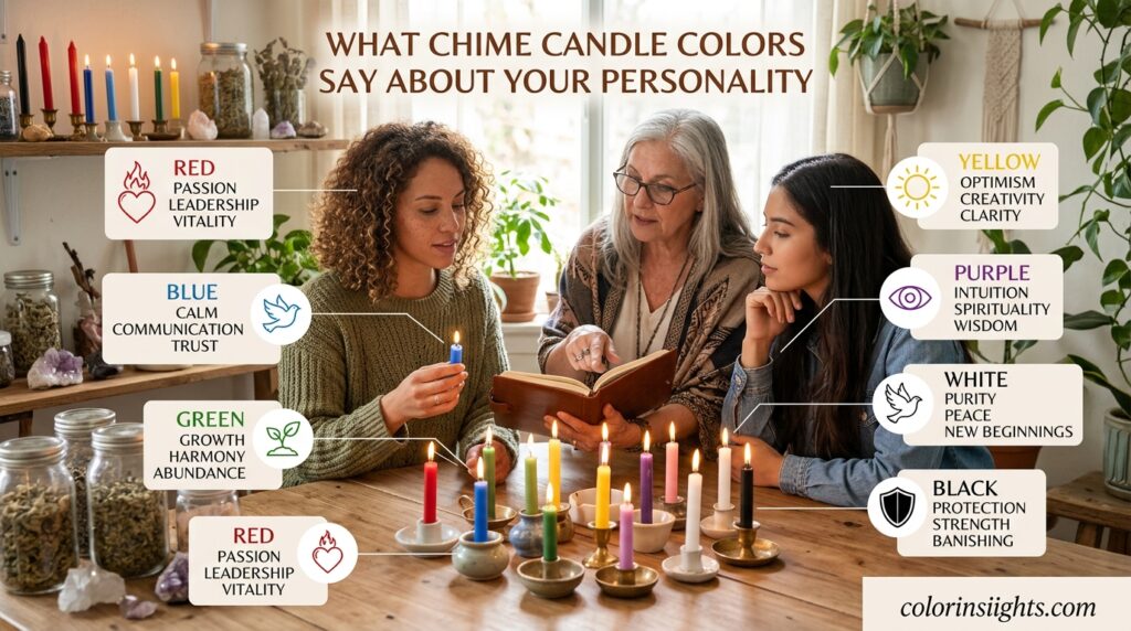 What Chime Candle Colors Say About Your Personality