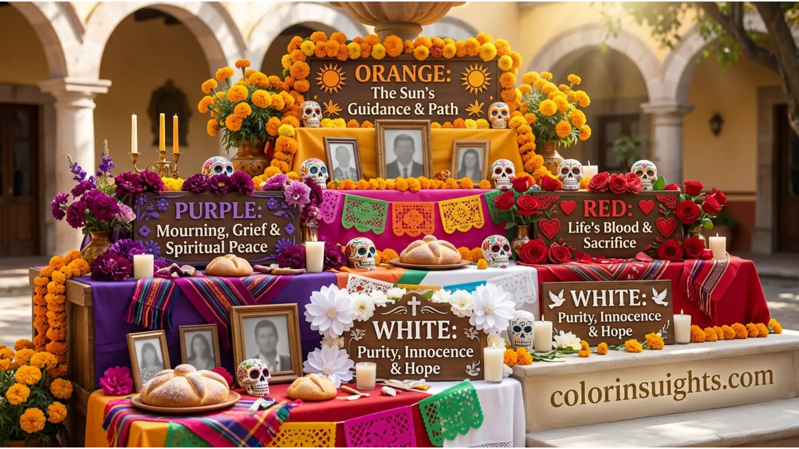 Day of the Dead Color Meanings