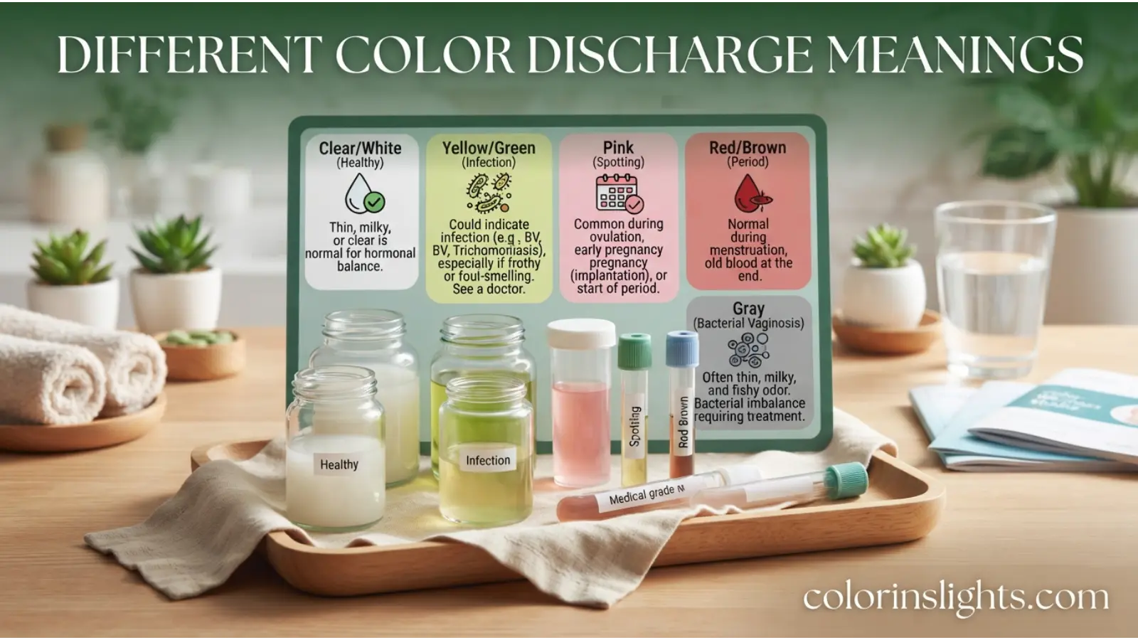 Different Color Discharge Meanings