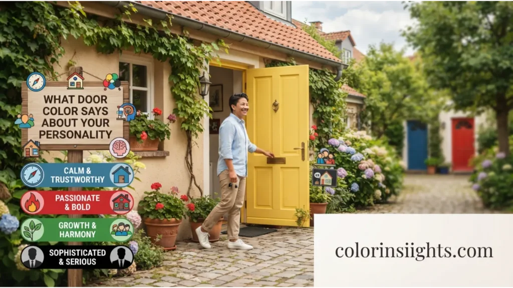 What Door Color Says About Your Personality
