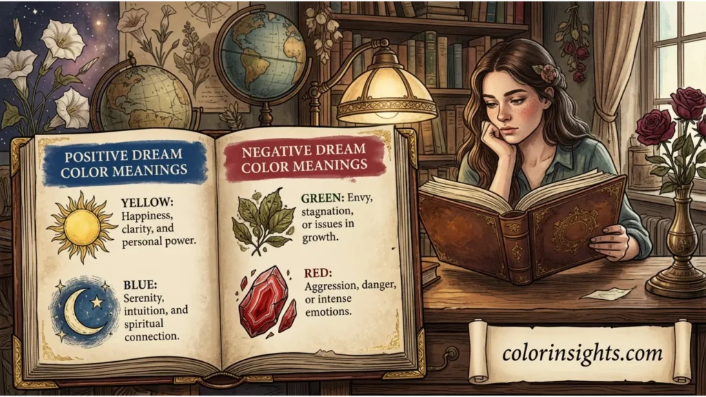 Positive and Negative Meanings of the Color Meanings in Dreams