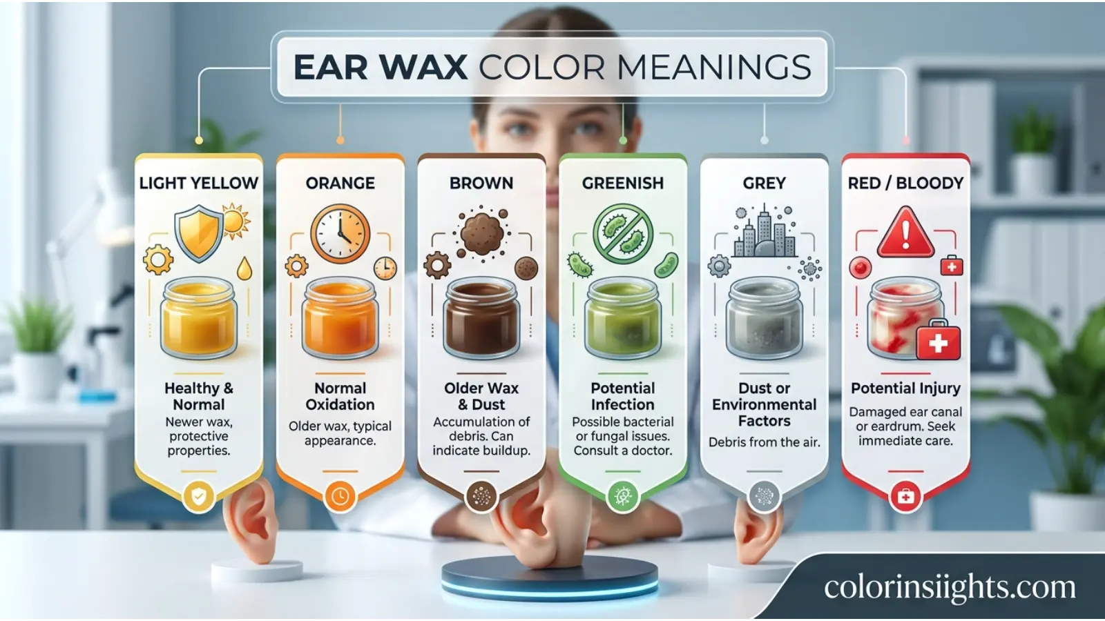 Ear Wax Color Meanings