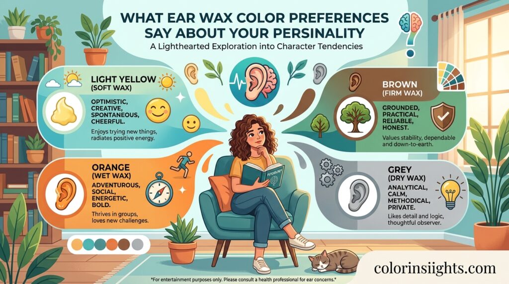 What Ear Wax Color Preferences Say About Your Personality