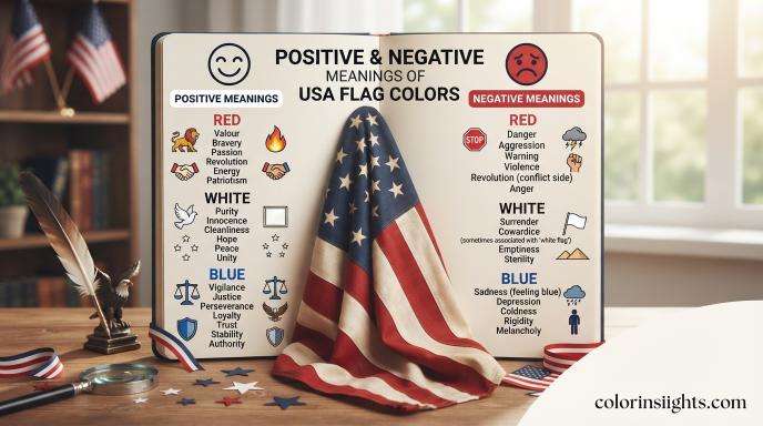 Positive and Negative Meanings of the Color Flag Colors Meanings USA