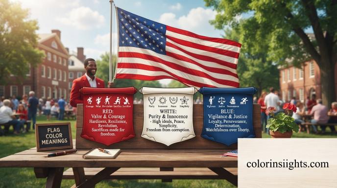 Flag Colors Meanings USA
