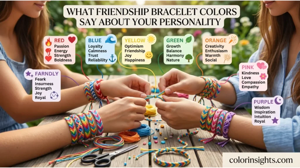 What Friendship Bracelet Colors Say About Your Personality