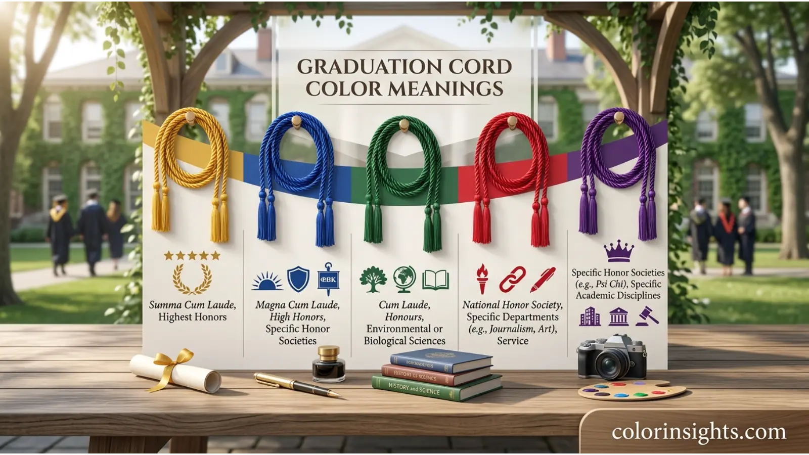 Graduation Cord Color Meanings