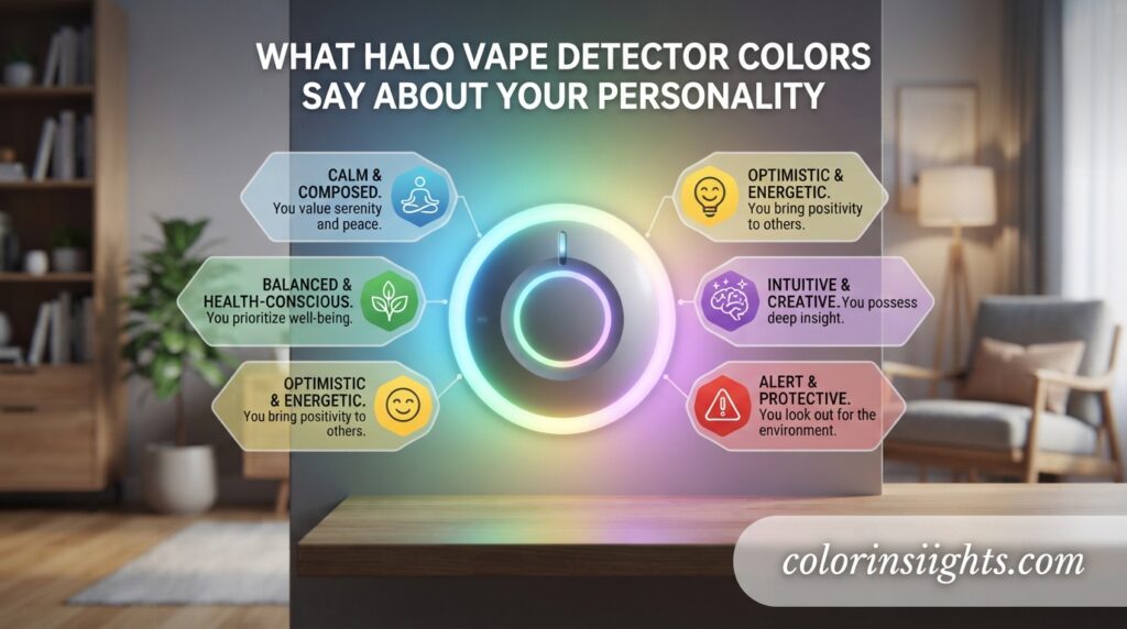 What Halo Vape Detector Colors Say About Your Personality