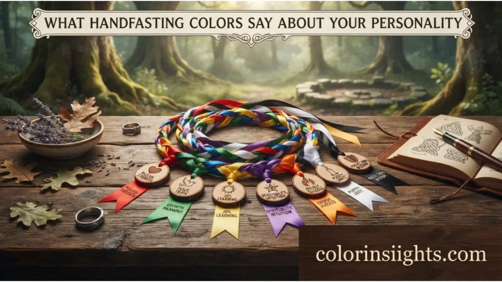 What Handfasting Colors Say About Your Personality