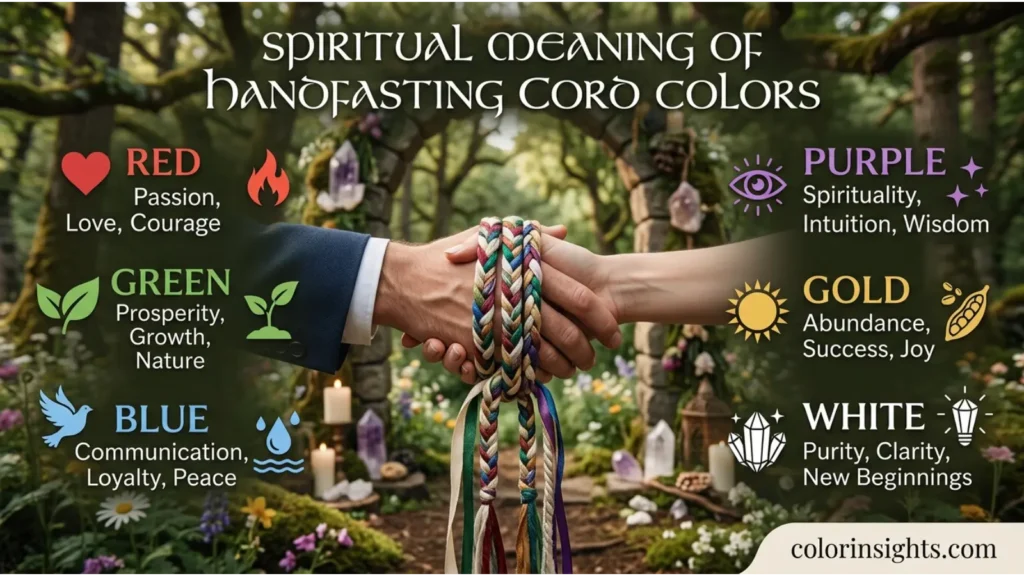 Spiritual Meaning of Handfasting Cord Colors