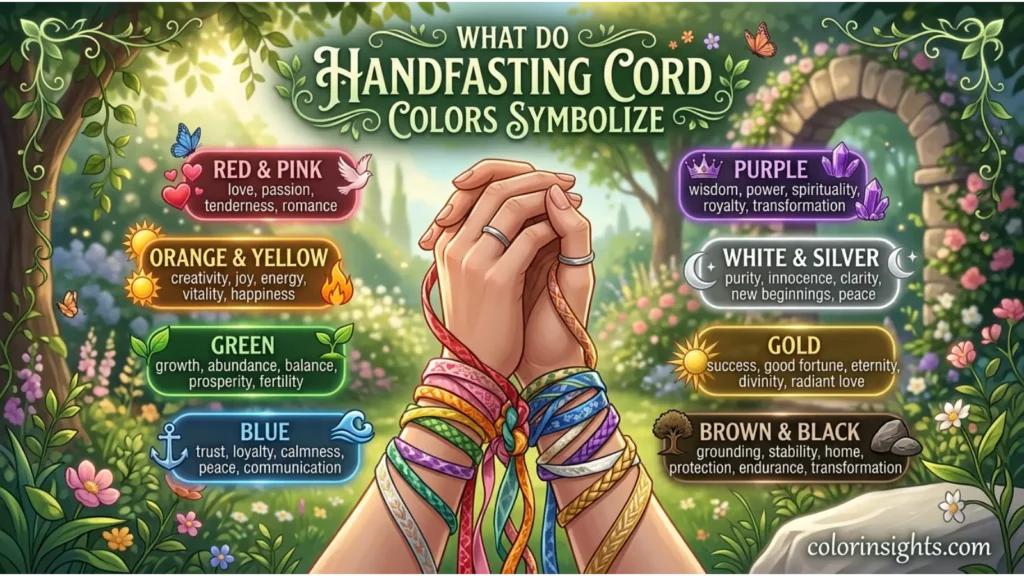 What Do Handfasting Cord Colors Symbolize