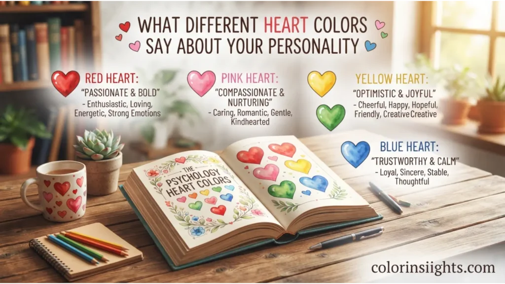 What Different Heart Colors Say About Your Personality