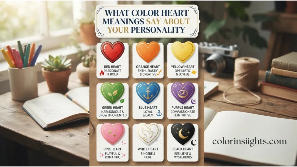 What Color Heart Meanings Say About Your Personality