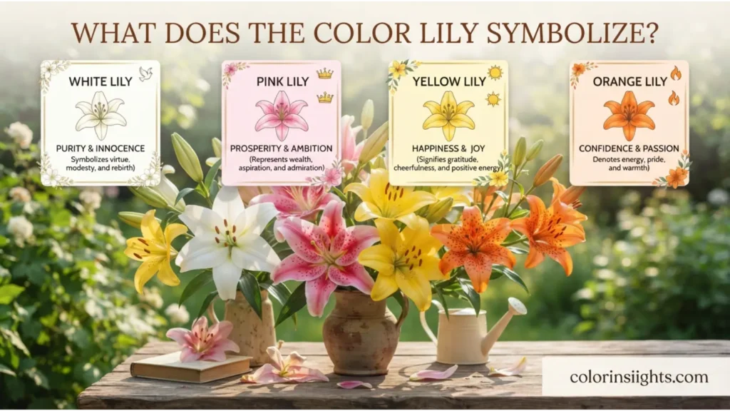 What Does the Color Lily Symbolize