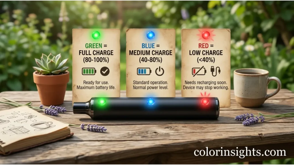 What Does the Color Vape Pen Battery Symbolize