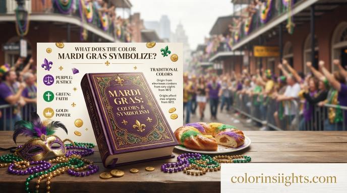 What Does the Color Mardi Gras Symbolize?