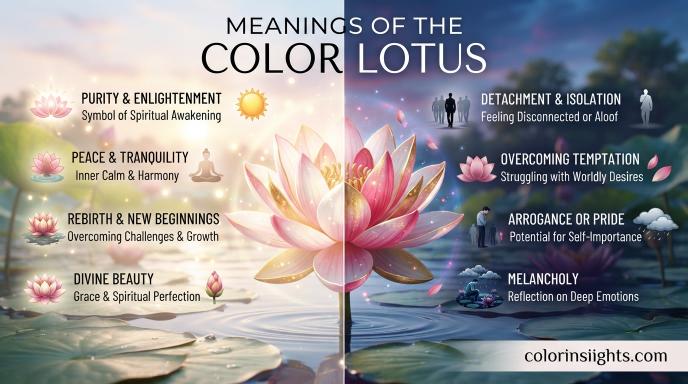 Positive and Negative Meanings of the Color Lotus