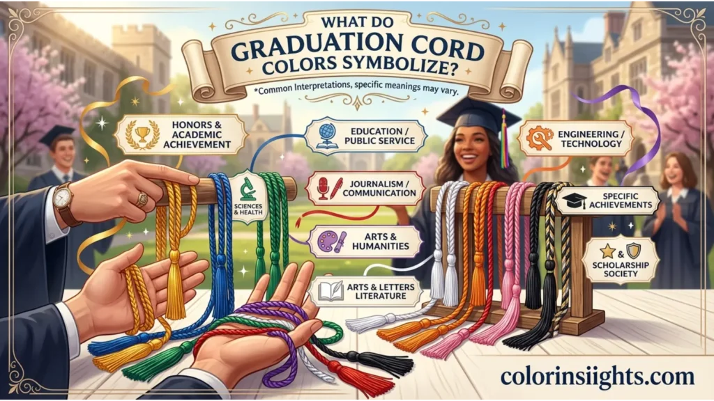 What Do Graduation Cord Colors Symbolize