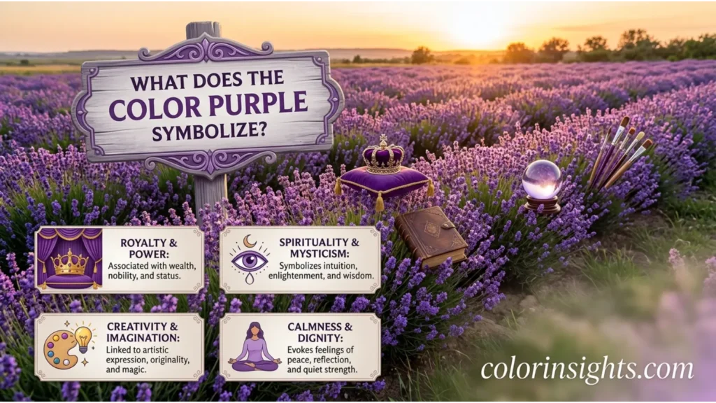 What Does the Color Purple Symbolize