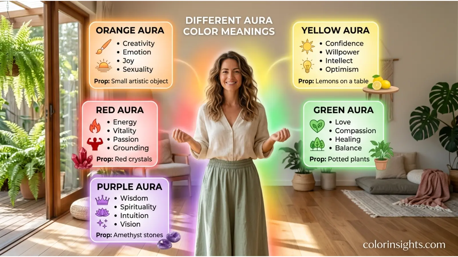 Different Aura Color Meanings