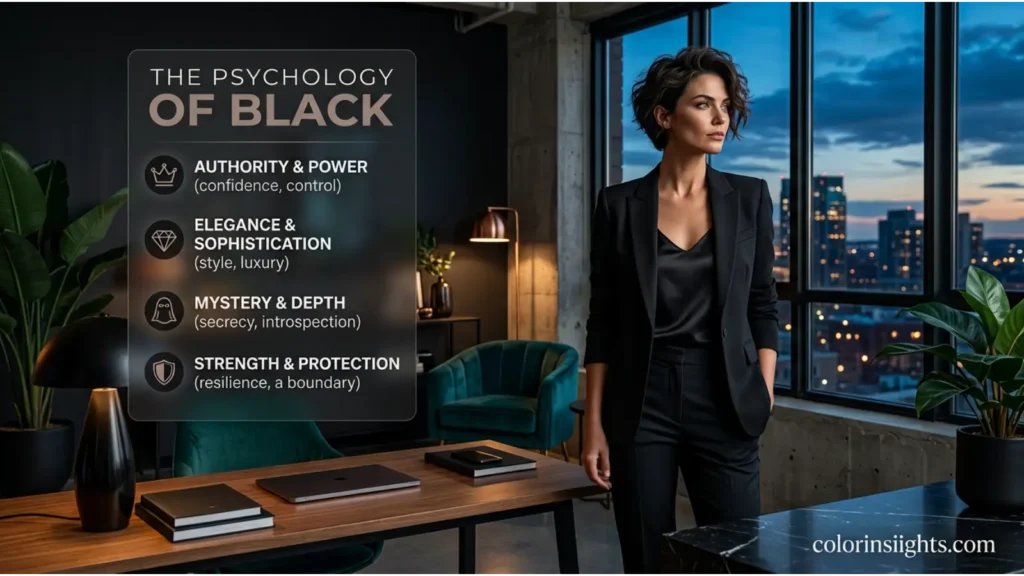 Psychological Characteristics of the Color Black