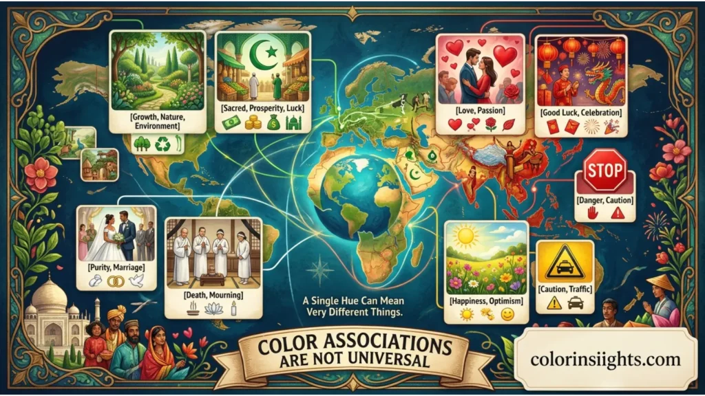 Color Associations Are Not Universal