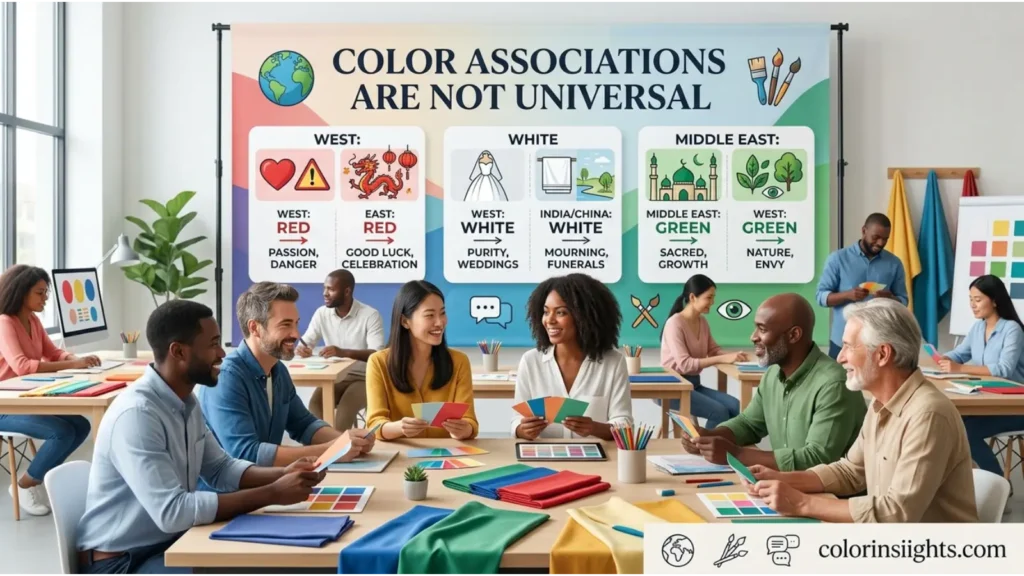 Color Associations Are Not Universal