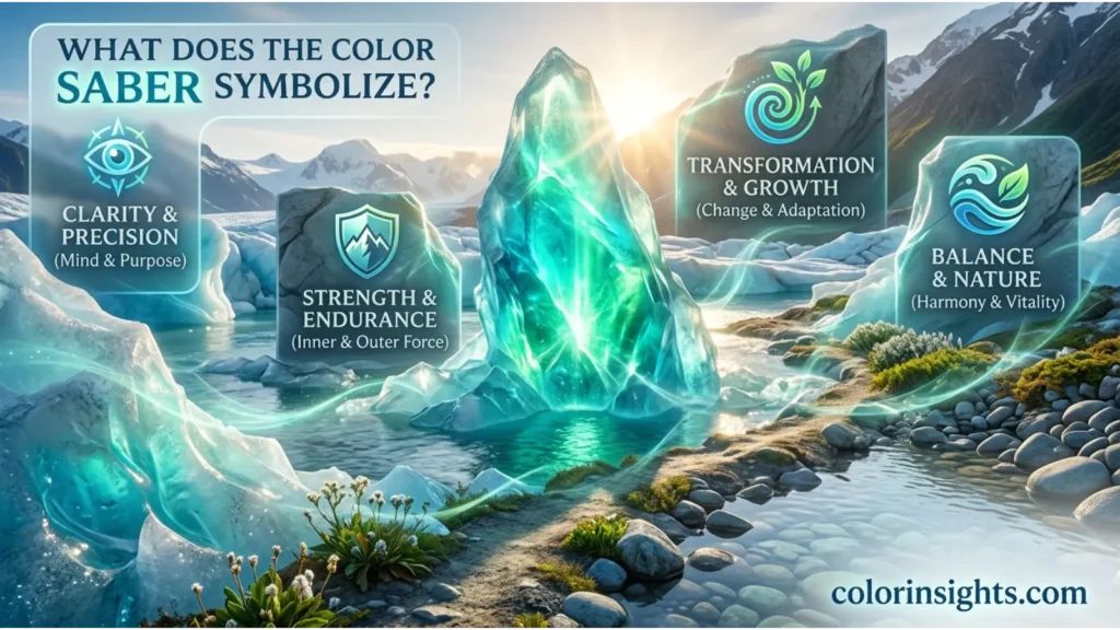 What Does the Color Saber Symbolize