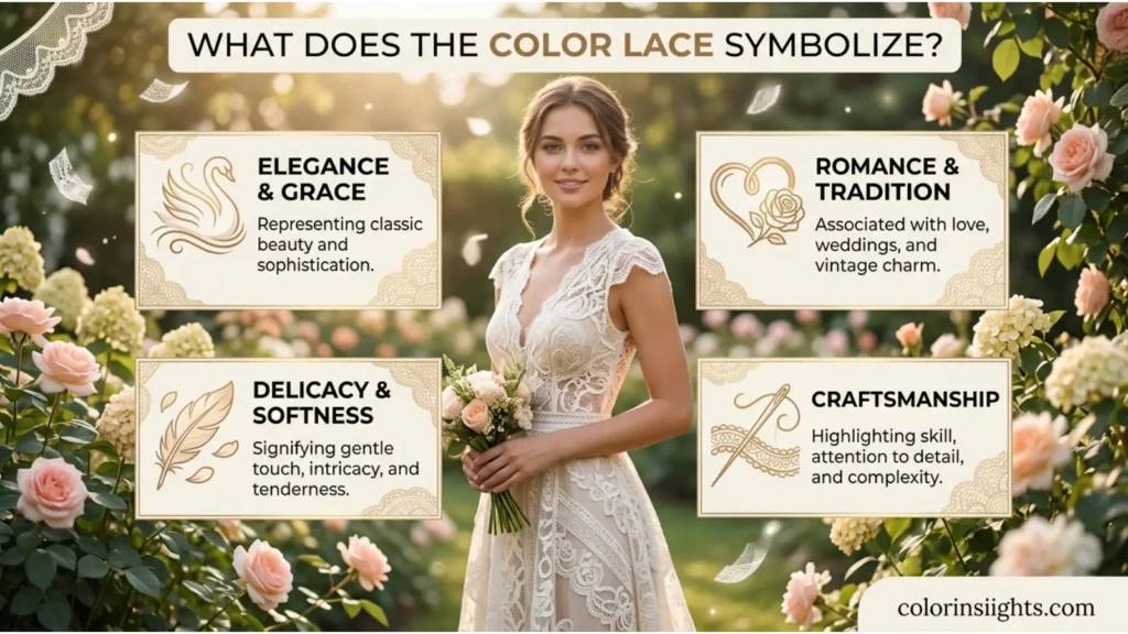 What Does the Color Lace Symbolize