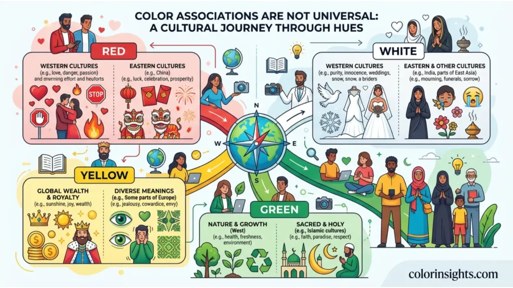 Color Associations Are Not Universal