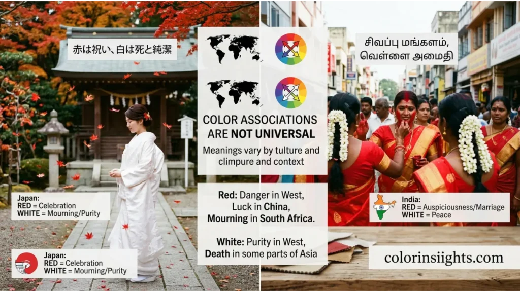 Color Associations Are Not Universal