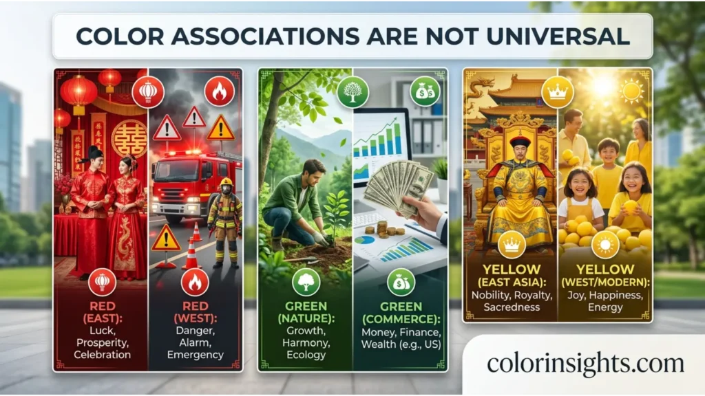 Color Associations Are Not Universal