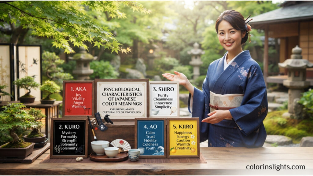 Psychological Characteristics of Japanese Color Meanings