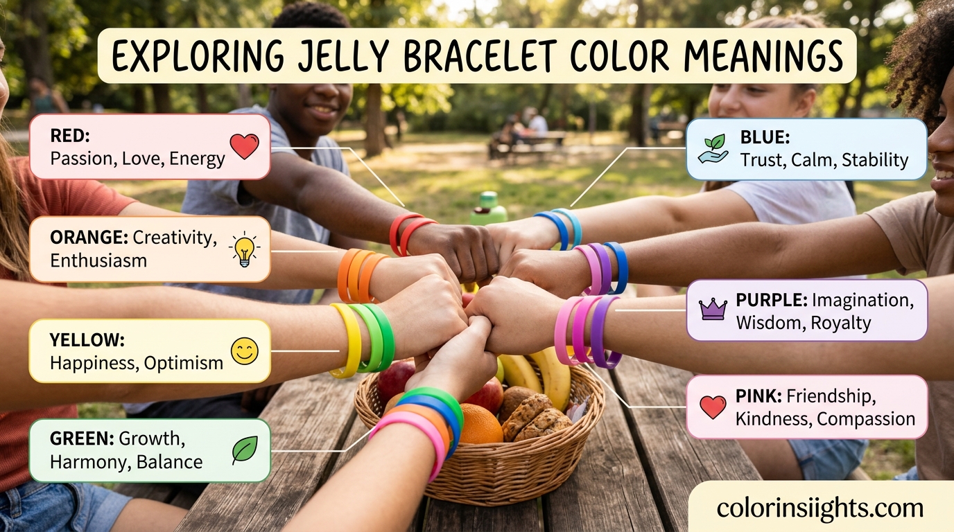 Jelly Bracelet Color Meanings