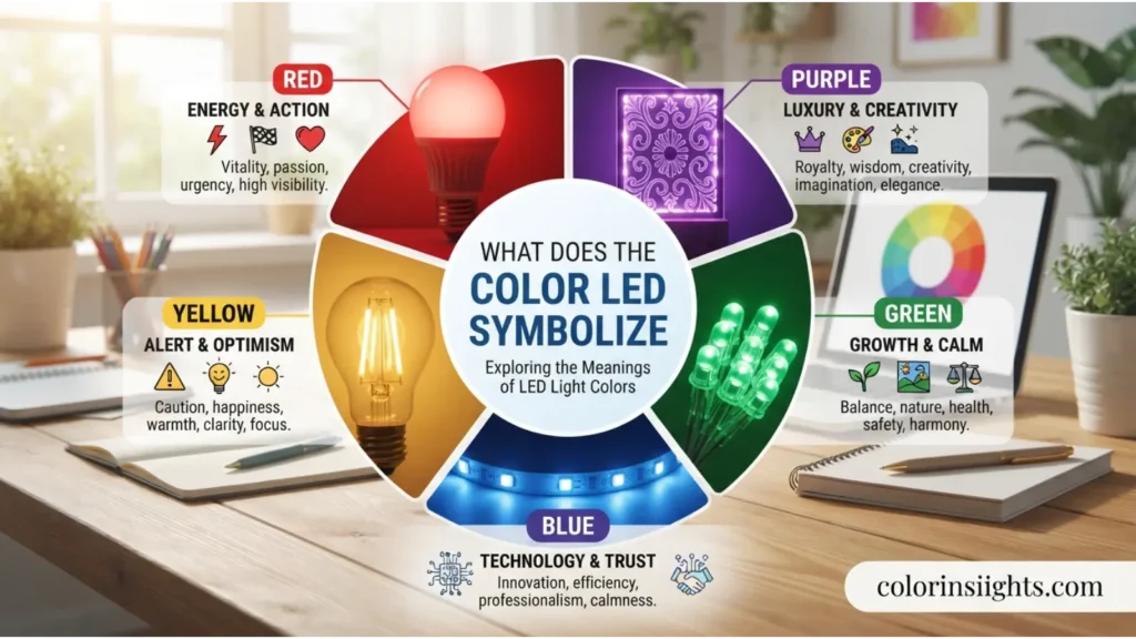 What Does the Color LED Symbolize
