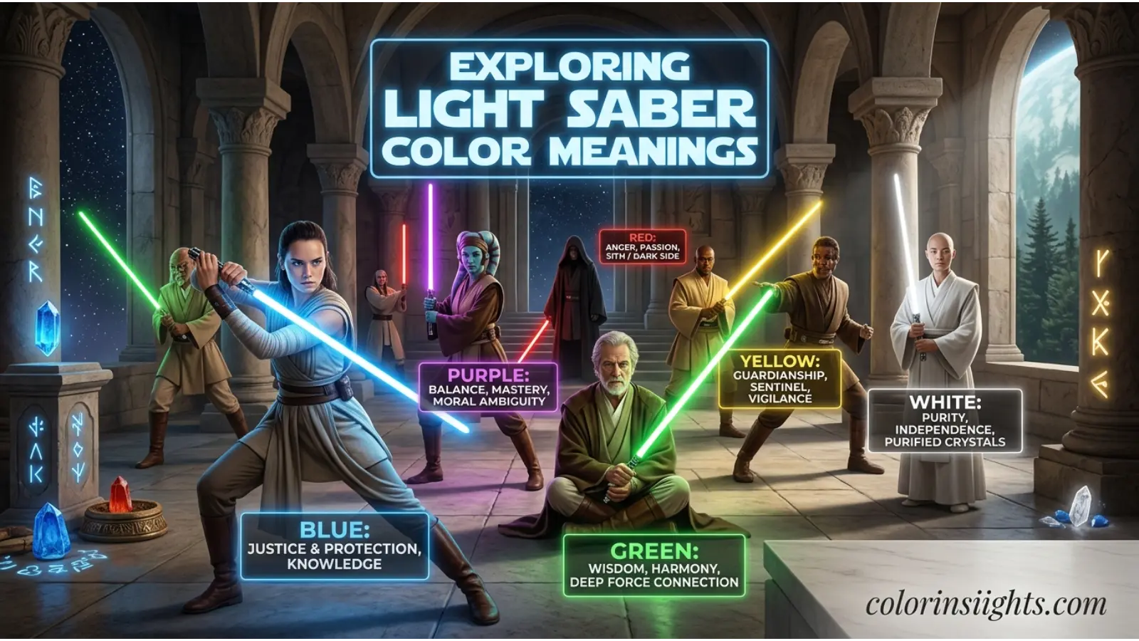 Light Saber Color Meanings