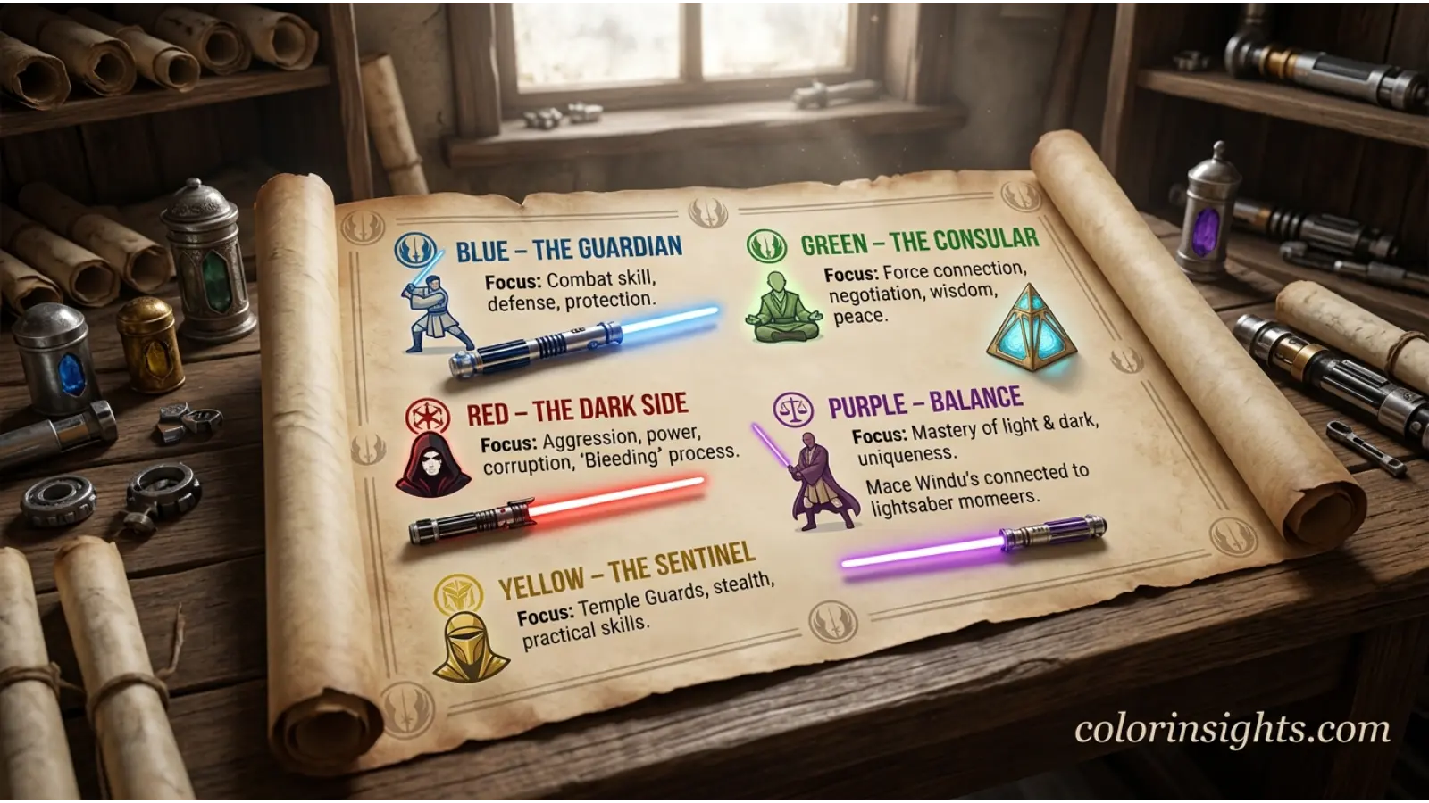 Star Wars Lightsaber Color