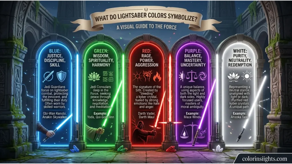 What Does the Color Lightsaber Symbolize