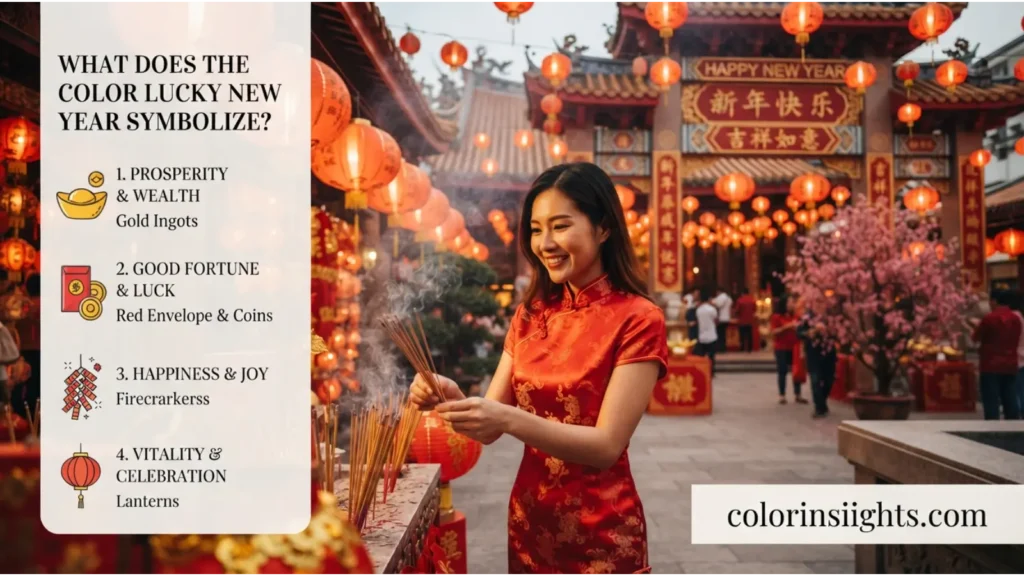 What Does the Color Lucky New Year's Symbolize