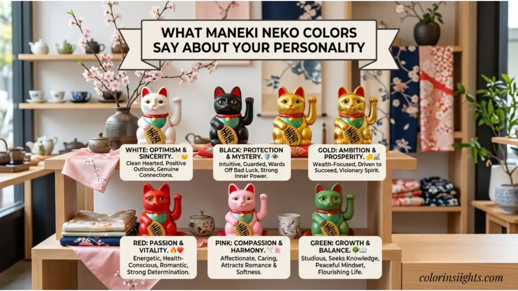 What Maneki Neko Colors Say About Your Personality