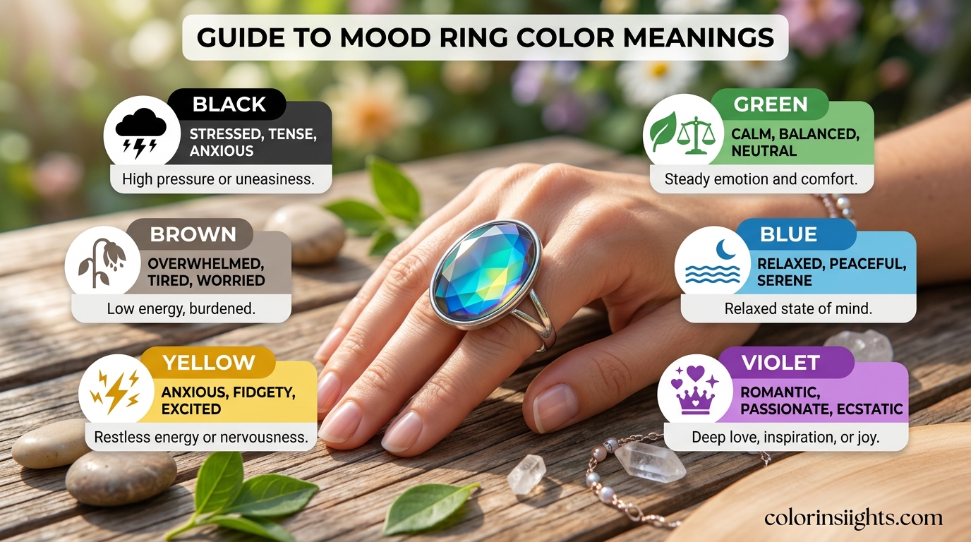 Mood Ring Color Meanings
