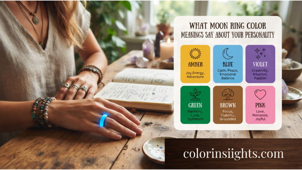 What Moon Ring Color Meanings Say About Your Personality