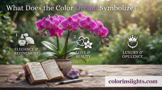 What Does the Color Orchid Symbolize?