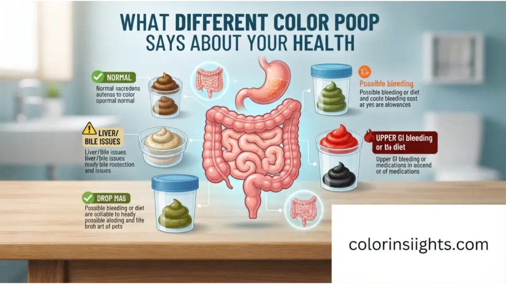 What Different Color Poop Says About Your Health