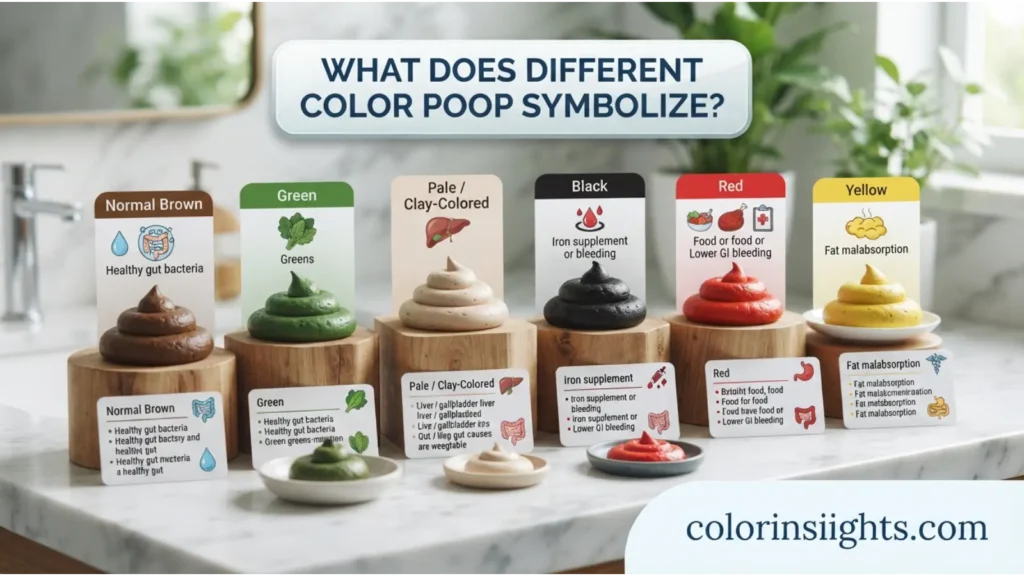 What Does Different Color Poop Symbolize