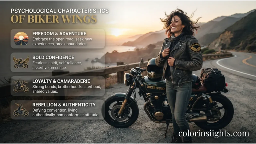 Psychological Characteristics of the Color Biker Wings