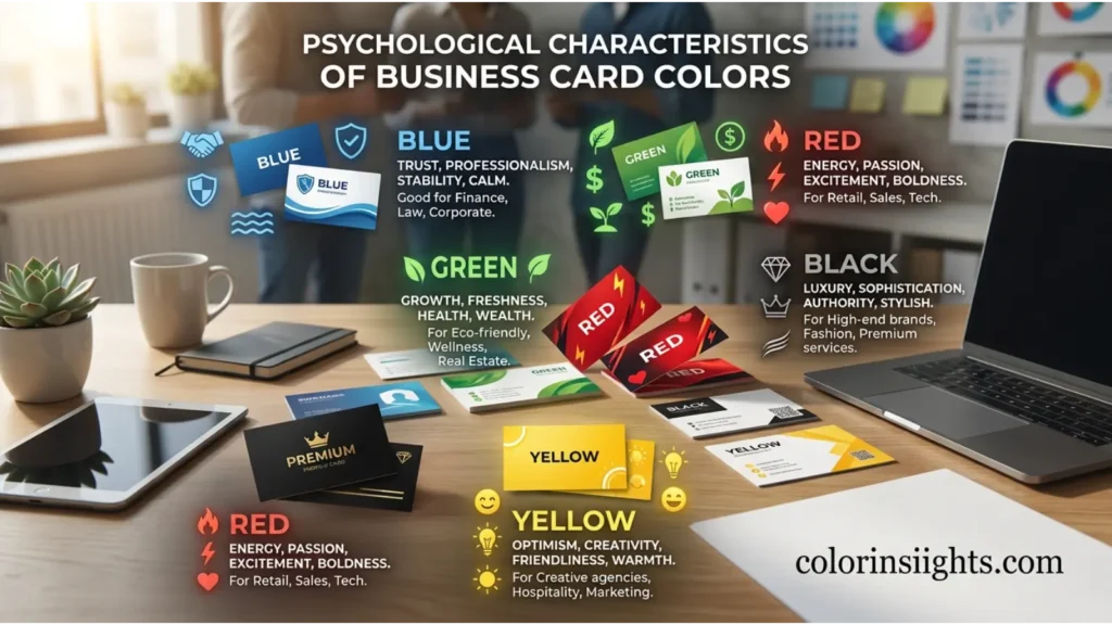 Psychological Characteristics of Business Card Colors
